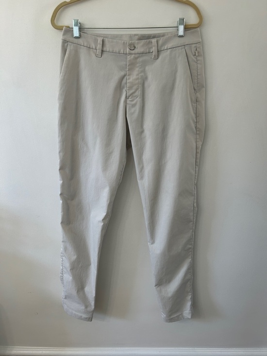 lululemon athletica Other - Lululemon Pants Men's 31 Cream Commission Slim Classic Chino Flat Front